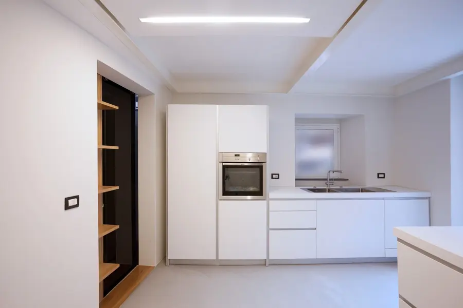 Casa Blue Box 3 progetto ristruttuazione casa dettaglio cucina