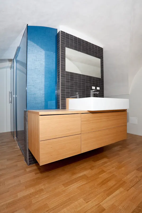 Casa Blue Box 7 progetto ristruttuazione casa bagno