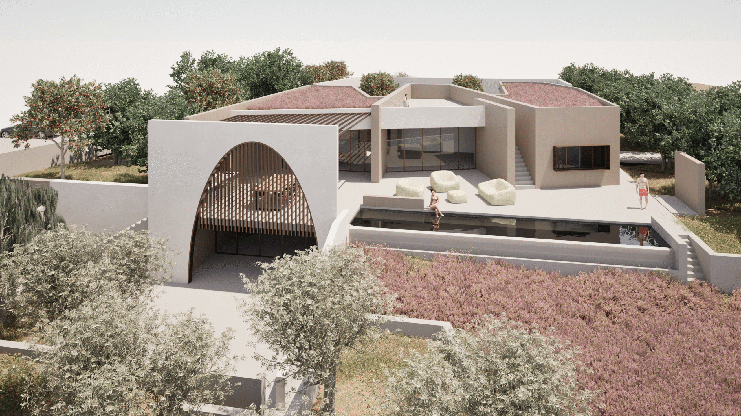 Contemporary villa designed by Bureau69 in Sicily